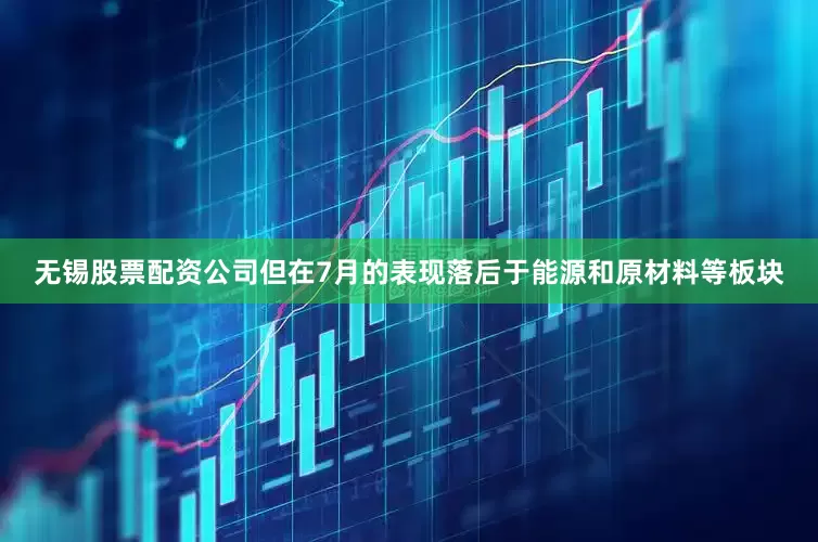 无锡股票配资公司但在7月的表现落后于能源和原材料等板块